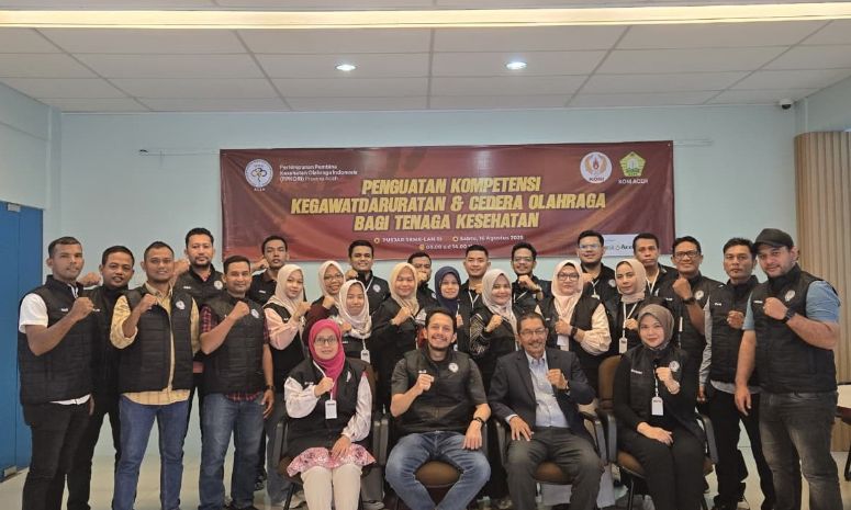 Tenaga Medis Dibekali Kesiapsiagaan Tangani Cedera Olahraga