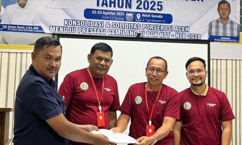 Sulaiman Terpilih Aklamasi Pimpin Perserosi Aceh